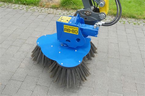 mini excavator broom|brush rakes for mini excavators.